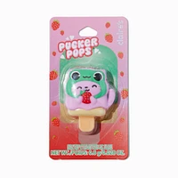 Pucker Pops® Cat in Frog Costume Lip Gloss - Strawberry