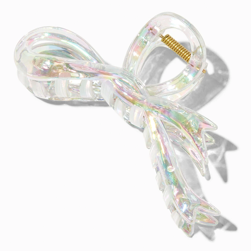 Clear Bow Hair Claw