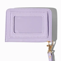 Lavender Butterfly Wallet with Lanyard