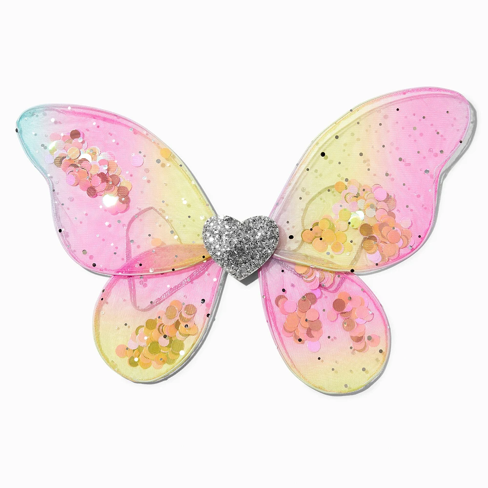 Claire's Club Pastel Glitter Shaker Wings