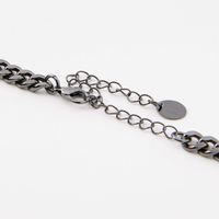 Hematite Cuban Chain 20" Necklace