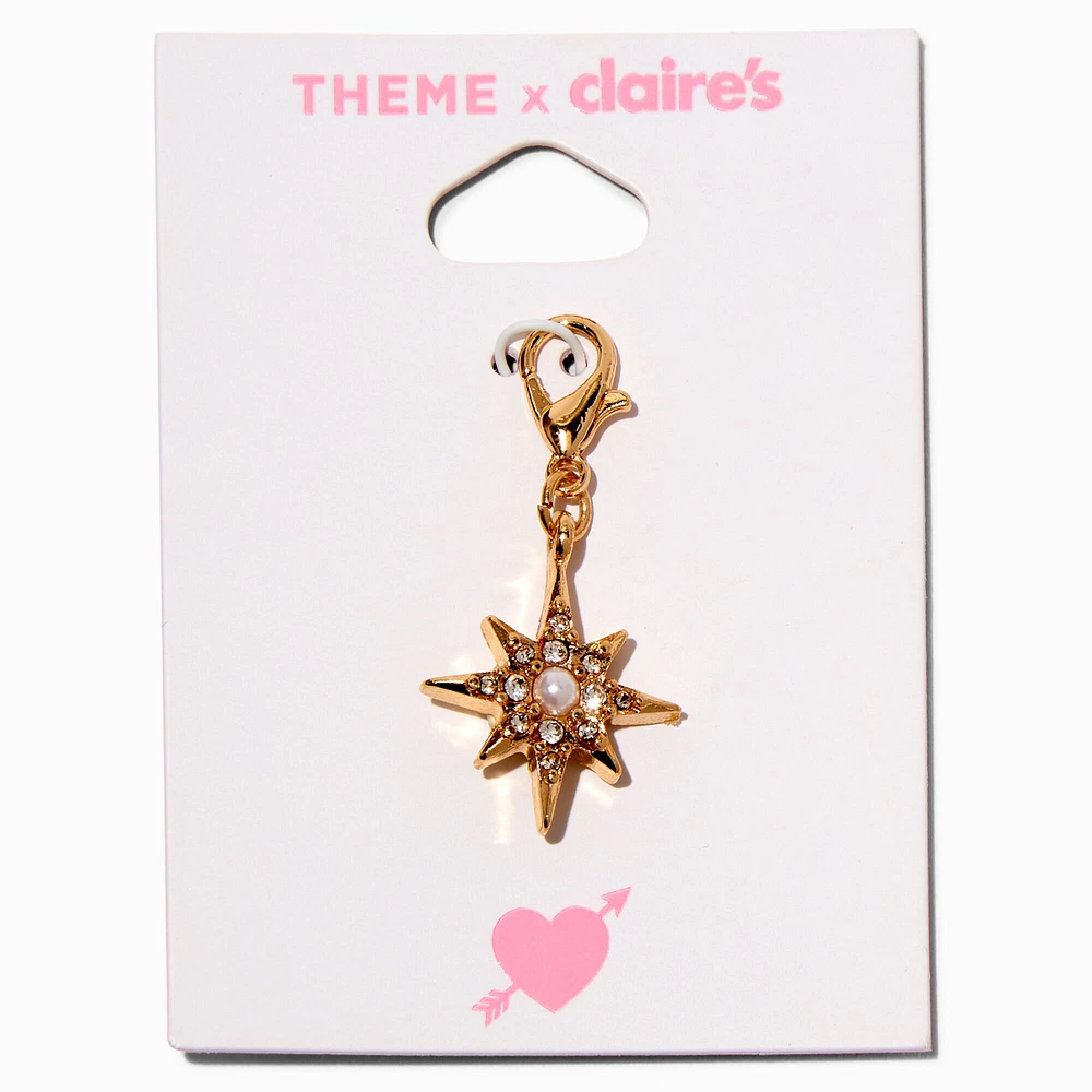 T H E M E x Claire's Gold-tone Pavé Starburst Charm