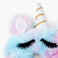 Medium Faux Fur Ombre Unicorn Hair Scrunchie