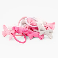 Claire's Club Pink Ombre Bow Hair Ties