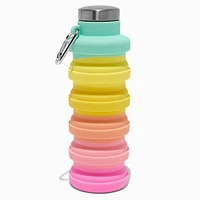 Collapsible Rainbow Ombré Water Bottle