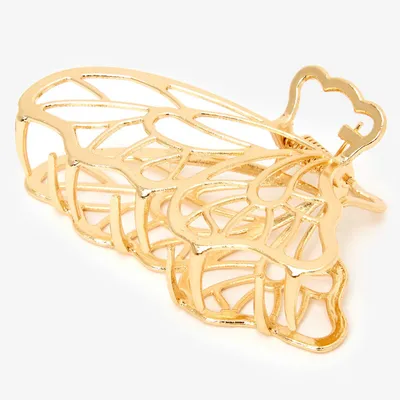 Gold Butterfly Hair Claw