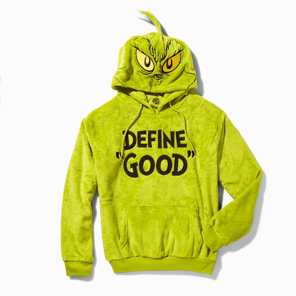 Dr. Seuss™ The Grinch ''Define Good'' Plush Hoodie