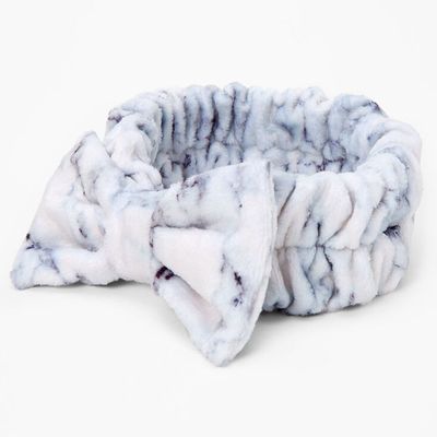 Marble Makeup Bow Headwrap