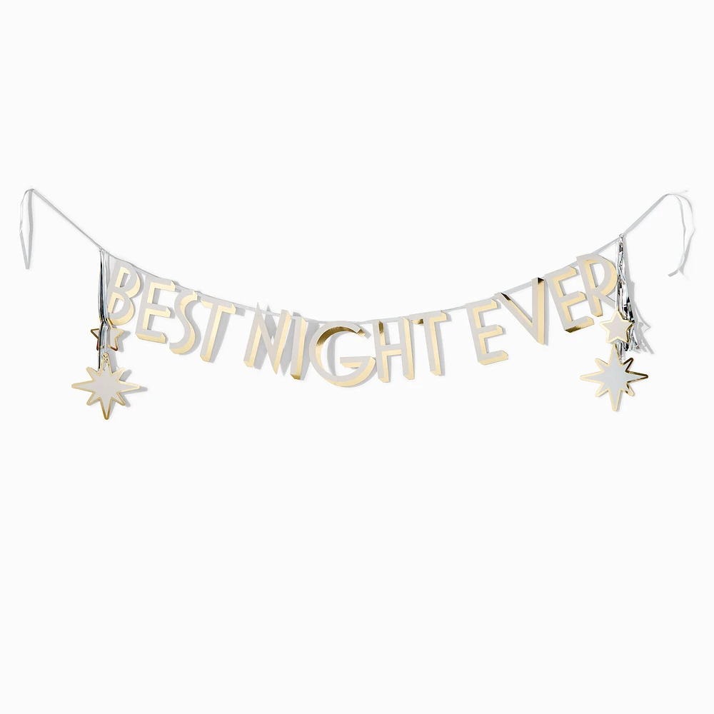 "Best Night Ever" Party Banner