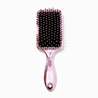 Pink Chrome Shine Hair Brush