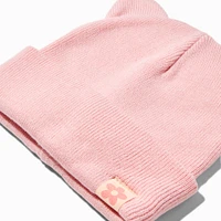 Claire's Club Pink Cat Beanie Hat