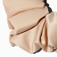 Giant Nude Silky Hair Scrunchie