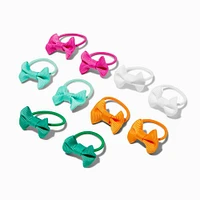 Claire's Club Summer Bow Hair Ties - 10 Pack