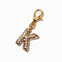 T H E M E x Claire's Gold-tone K Initial Charm