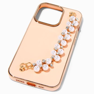 Pearl & Crystal Strap Phone Case