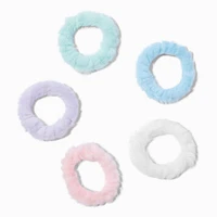 Pastel Furry Hair Ties - 6 Pack