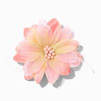 Pink Ombre Flower Hair Clip