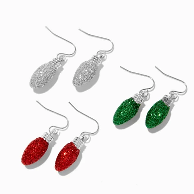 Christmas Lights Drop Earrings - 3 Pack