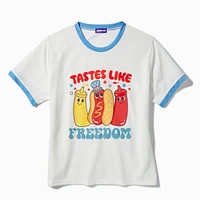 "Tastes Like Freedom" Ringer Tee