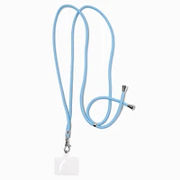 Light Blue Corded Crossbody Phone Strap