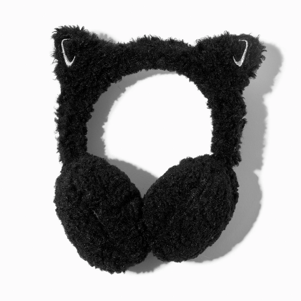 Black Cat Ear Muffs