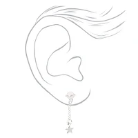 Astronaut Star Moon Stud & Drop Earrings - 3 Pack