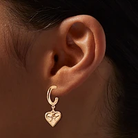 Gold-tone Cupid's Choice Earring Stackables Set - 6 Pack