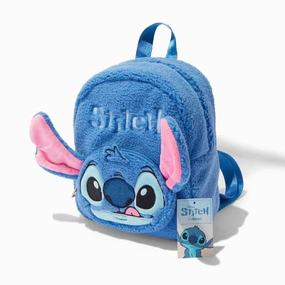 Disney Stitch Claire's Exclusive Furry Backpack