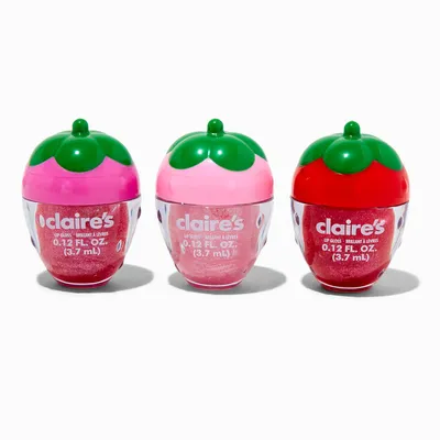 Strawberry Lip Gloss Set - 3 Pack