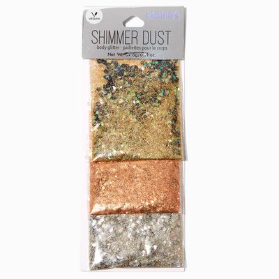 Mystic Shimmer Dust Vegan Body Glitter - 3 Pack
