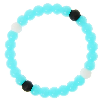 Glow In The Dark Fortune Stretch Bracelet - Blue