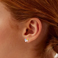 Rainbow Daisy Stud Earrings
