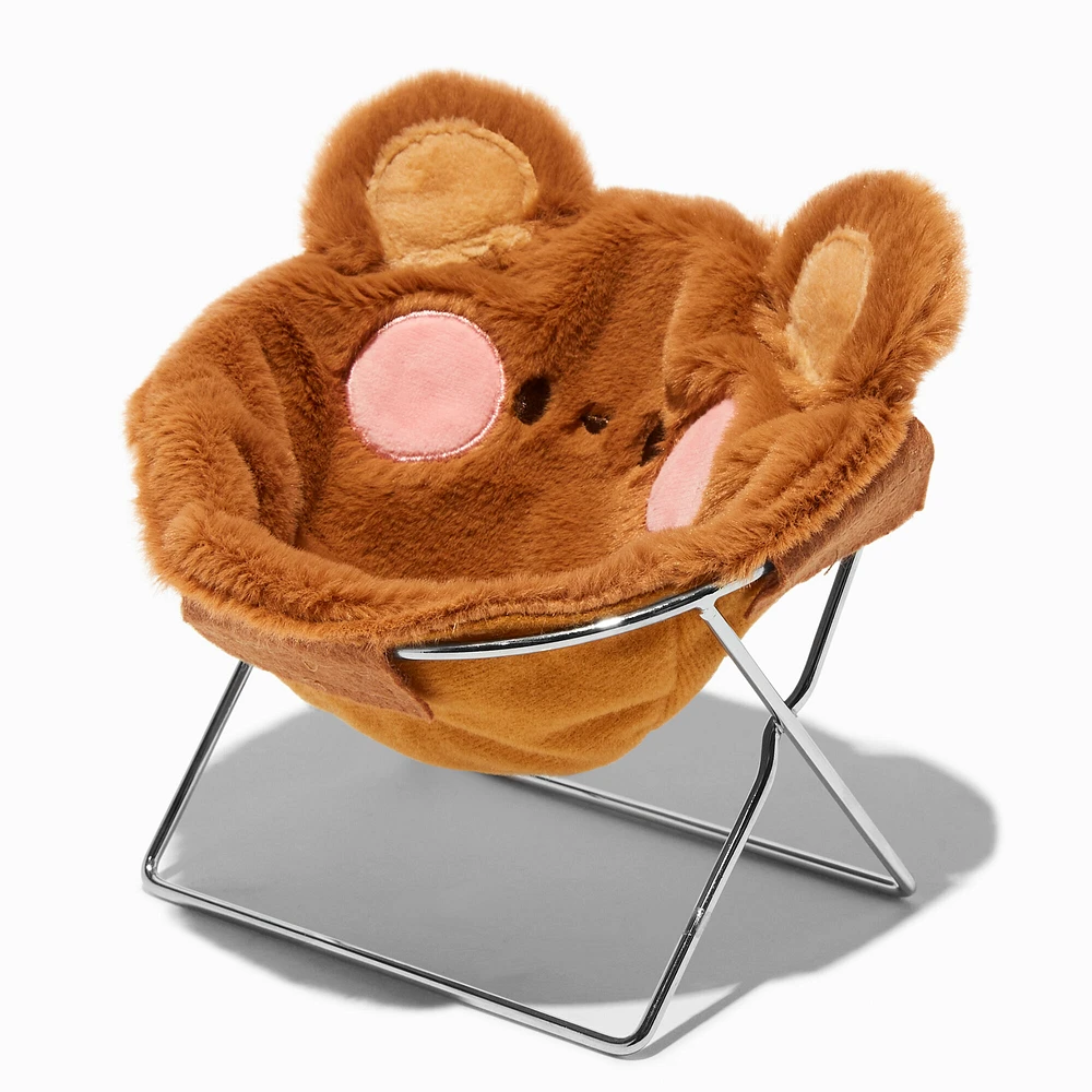 Brown Bear Papasan Chair Phone Holder