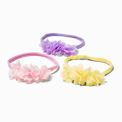 Claire's Club Floral Bow Headwraps - 3 Pack