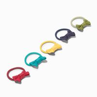 Claire's Club Jewel Tone Bow Hair Ties - 18 Pack
