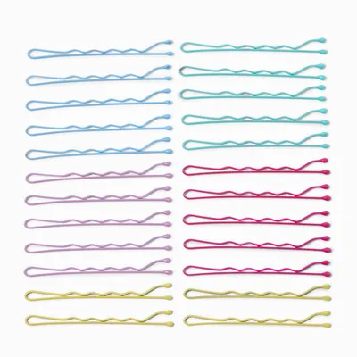 Bright Pastel Bobby Pins - 24 Pack