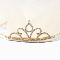 Claire's Club Special Occasion Ivory Veil Gold Crown