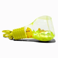 Yellow Chick & Light Bulb Water-Filled Keychain