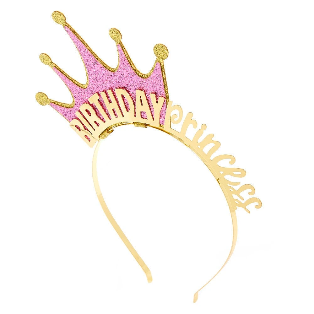 Birthday Princess Crown Headband - Gold