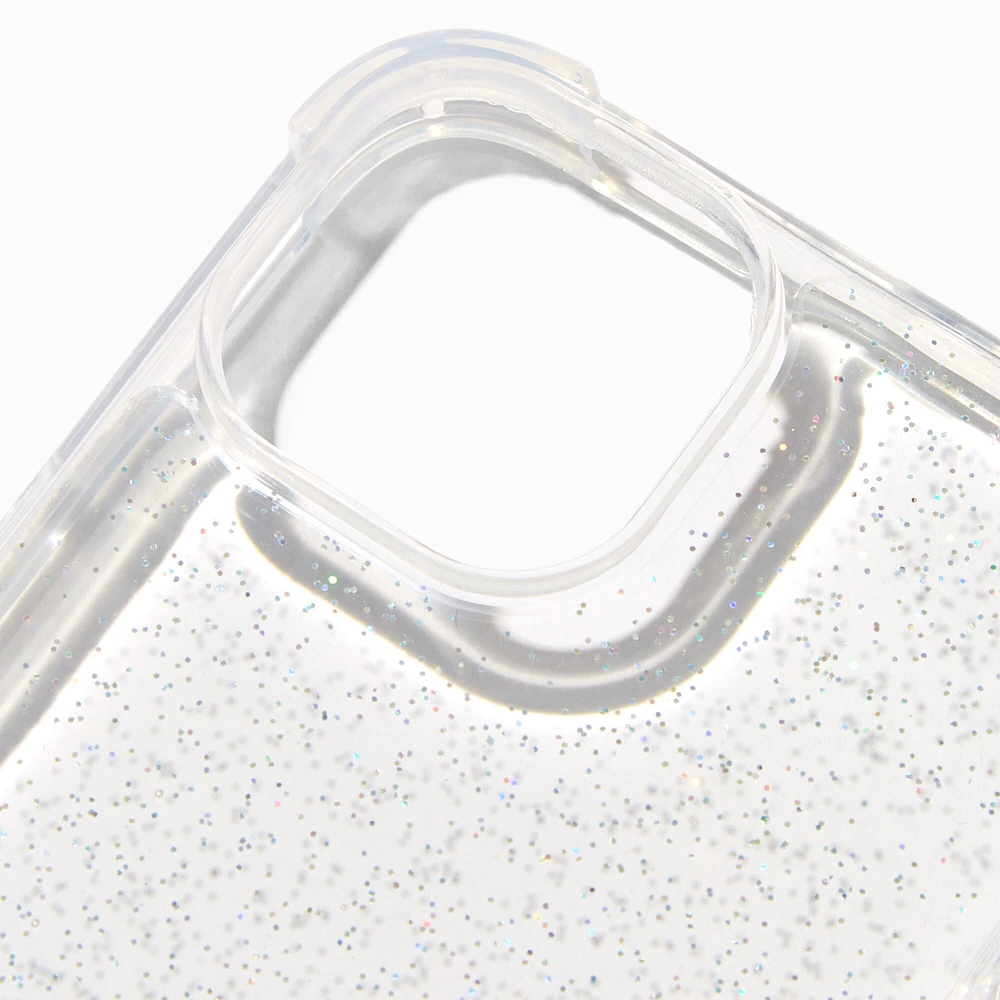 Clear Glitter Protective Phone Case - Fits iPhone® 13/14/15