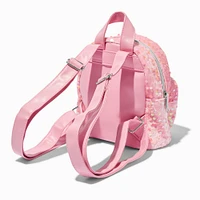 Pink Sequin Mini Backpack