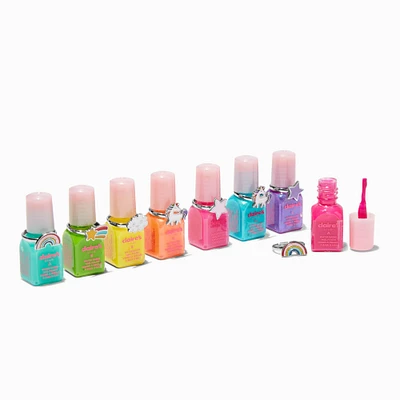 Claire's Club Rainbow Peel-Off Nail Polish Set - 8 Pack