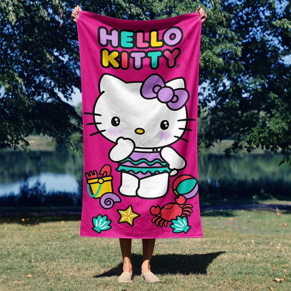 Hello Kitty® Beach Microfiber Beach Towel (ds)