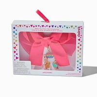 Claire's Club Make-It-Yourself Pink Hair Bow Accessory Kit