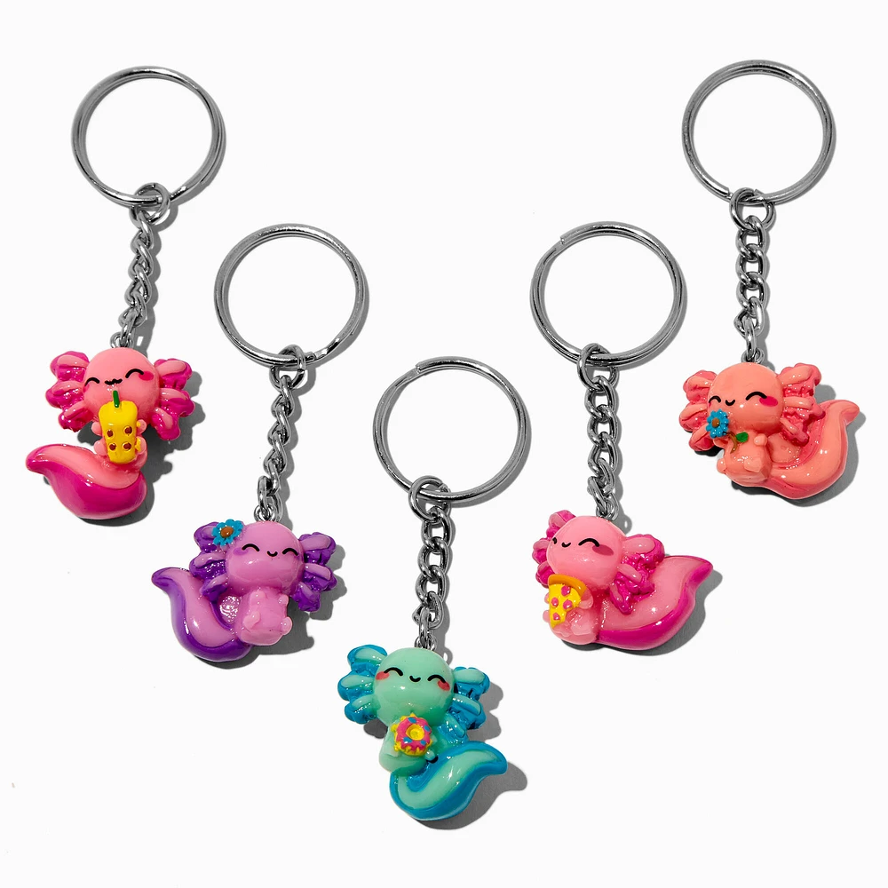 Best Friends Axolotl Keychains - 5 Pack