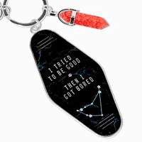 Retro Hotel Zodiac Keychain