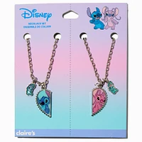 Disney Stitch Claire's Exclusive BFF Split Heart Necklace Set - 2 Pack