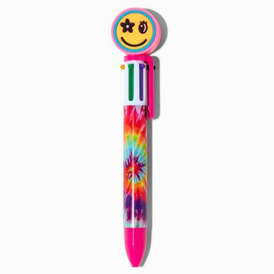 Daisy Happy Face Tie Dye Multicolored Pen