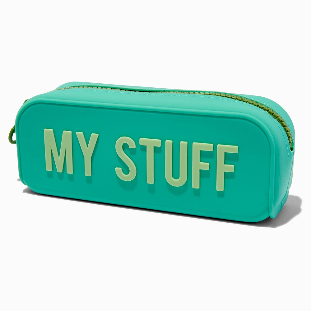 "My Stuff" Silicone Pencil Case