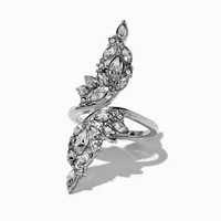 Silver-tone Fairy Wings Wrap Ring